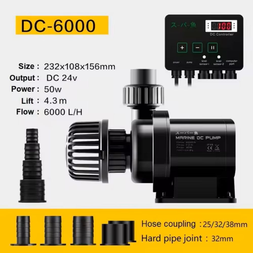 Marine Aquarium Return Pump - Pompa Air Akuarium DC Ultra-Quiet dengan