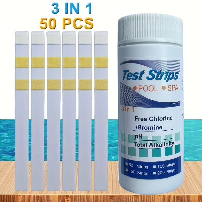 Marine Aquarium Bacteria - Strip Tes PH Klorin SPA Kolam