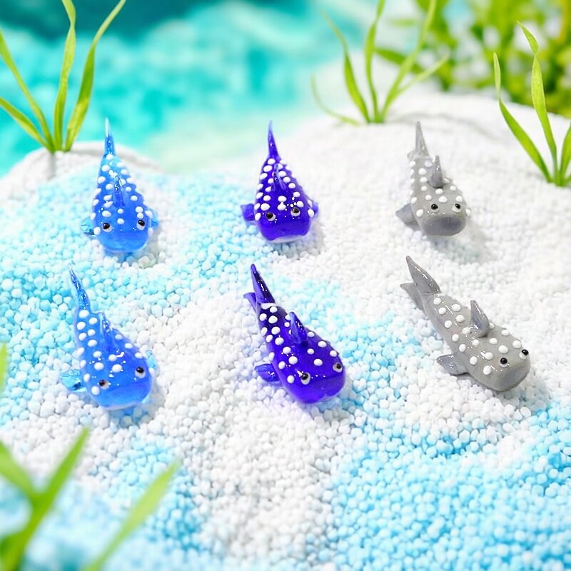 Marine Aquarium Japan - Patung Hiu Kaca Miniatur, Ornamen Hewan