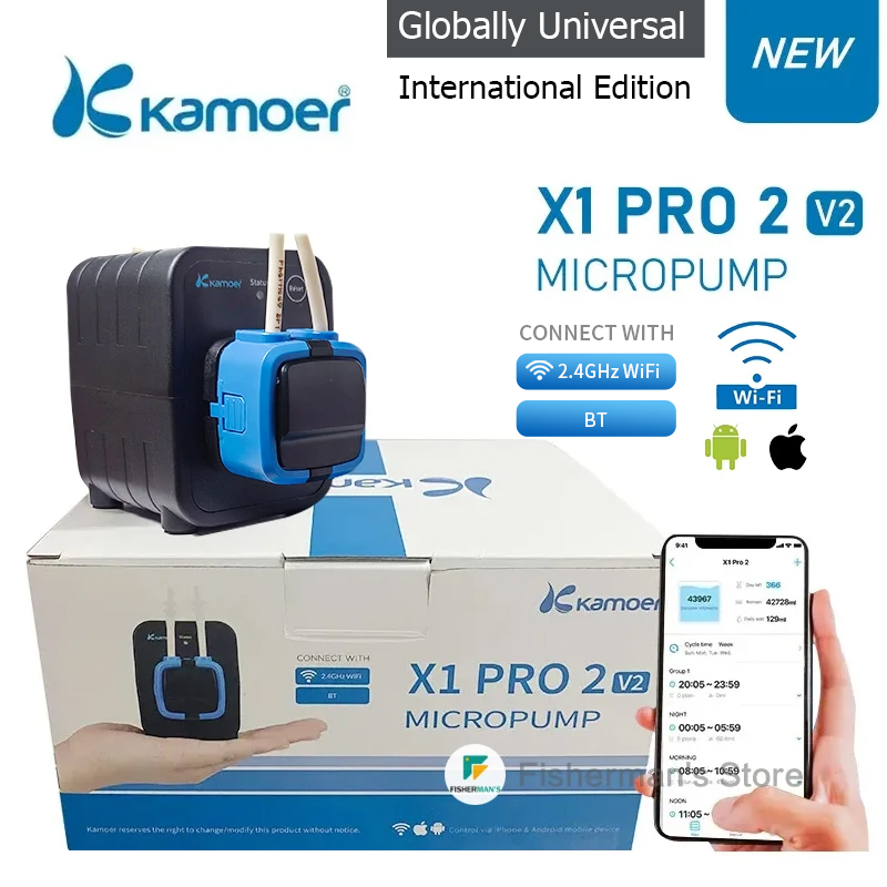 Kamoer X1 PRO 2 V2 pompa dosis - Marine Aquarium Return Pump ulasan dan harga