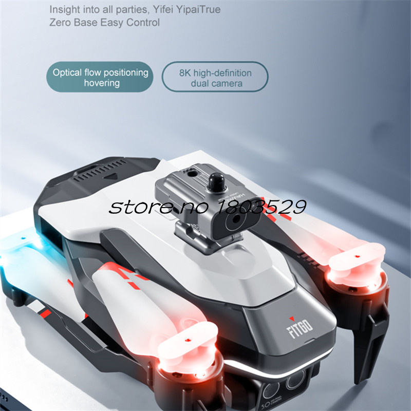 Drone RC kamera ganda FPV 8K E - Overflow Box Dual ulasan dan harga