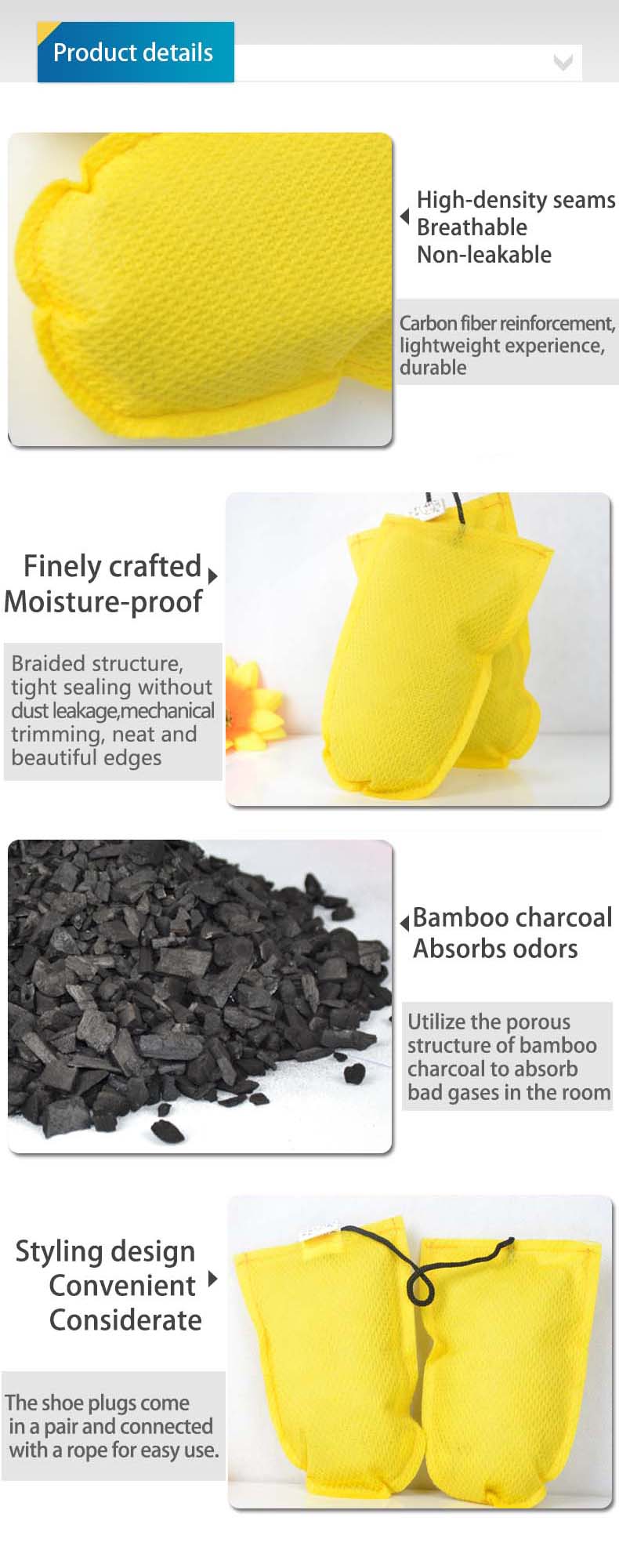 Sisipan Sepatu Arang Bambu Pen - Activated Carbon Bag ulasan dan harga
