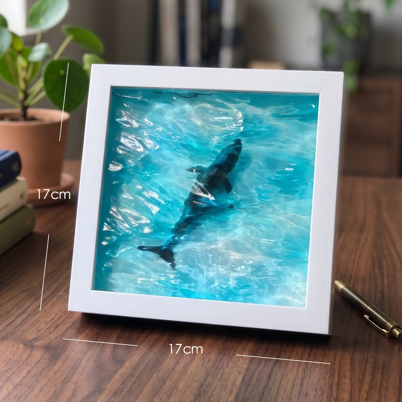 Patung Paus Resin 3D Bergelomb - Marine Aquarium Decorations ulasan dan harga