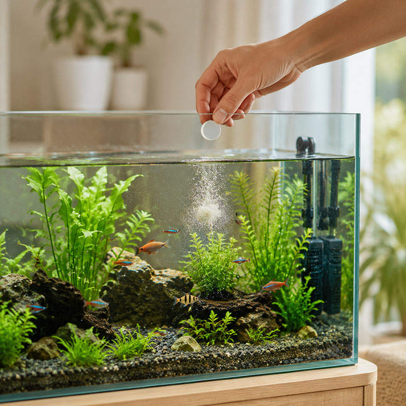 Tablet Penghilang Alga Akuariu - Marine Aquarium Bacteria ulasan dan harga