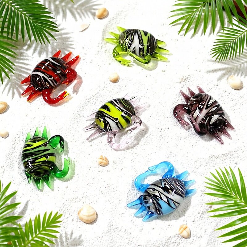 Figurin Kepiting Kaca Mini Luc - Marine Aquarium Japan ulasan dan harga