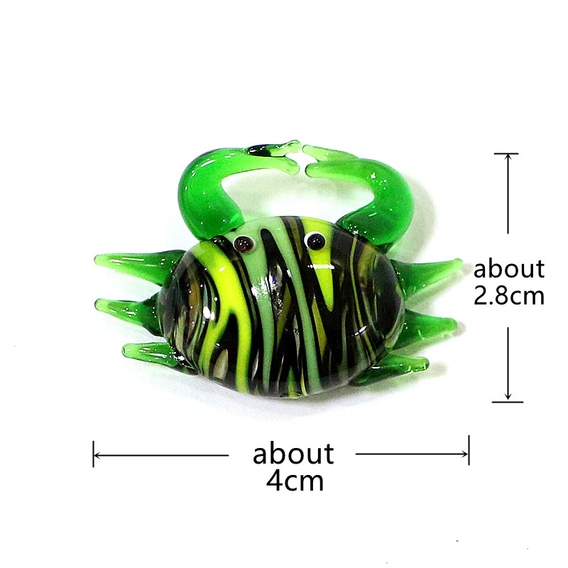 Figurin Kepiting Kaca Mini Luc - Marine Aquarium Japan ulasan dan harga