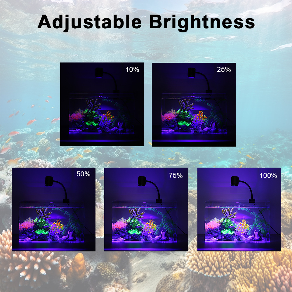 Lampu Akuarium LED Spektrum Pe - Marine Aquarium Uv Light ulasan dan harga