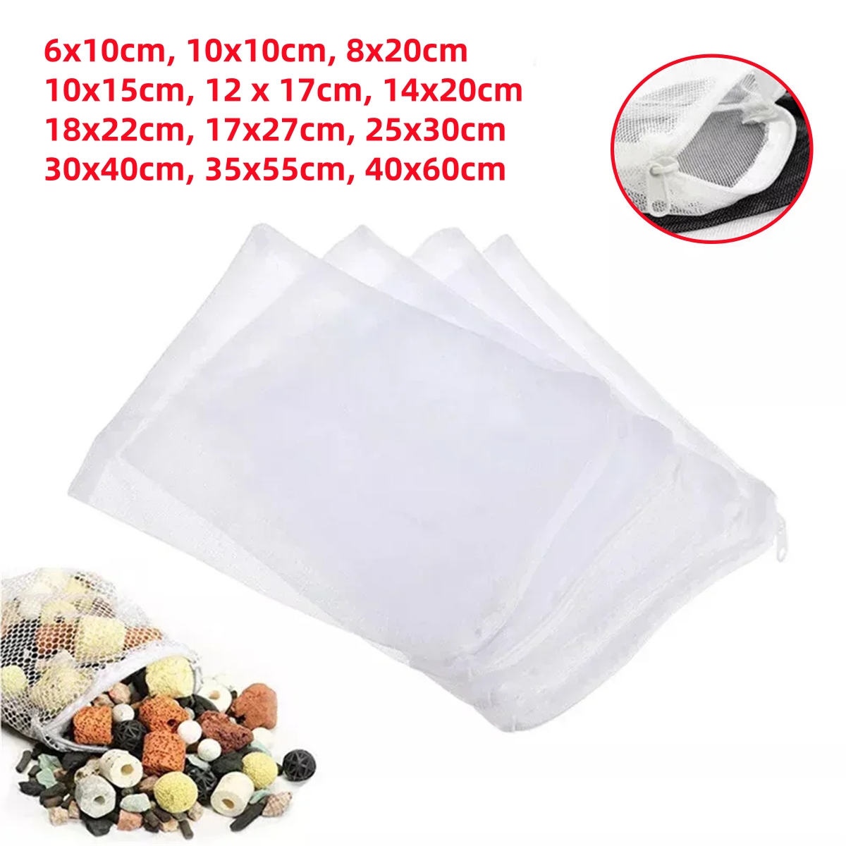 1/5 Buah Tas Filter Akuarium d - Activated Carbon Bag ulasan dan harga
